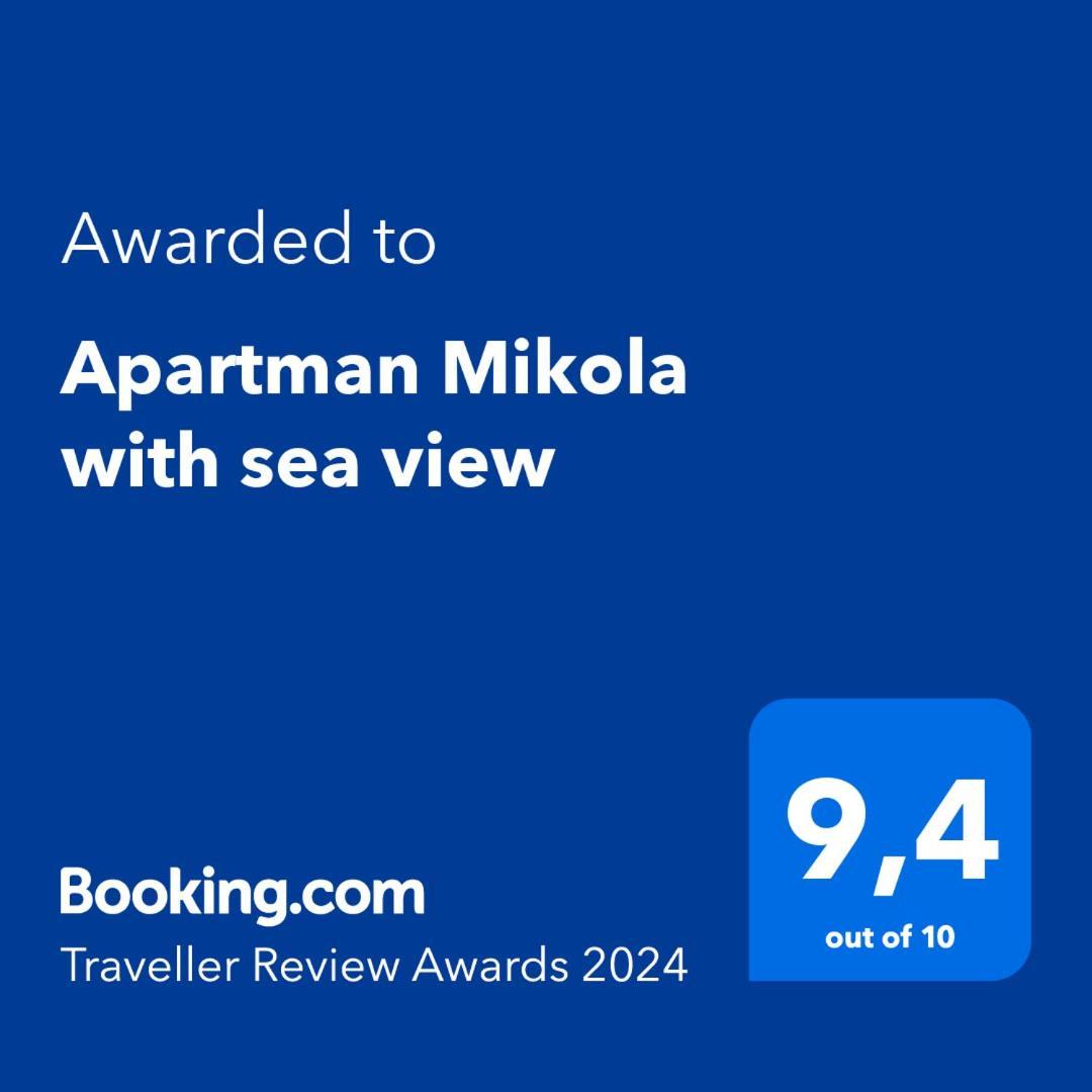 Apartman Mikola With Sea View Трогір Екстер'єр фото